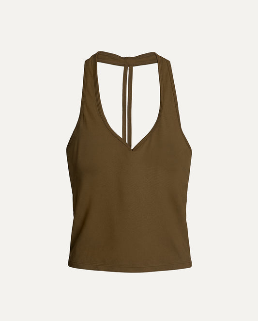 Arabica Brown Halter Tank