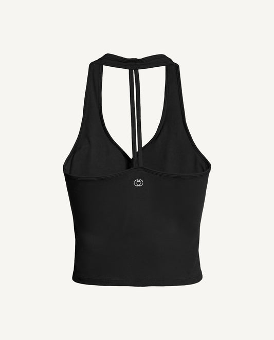 Noir Halter Tank